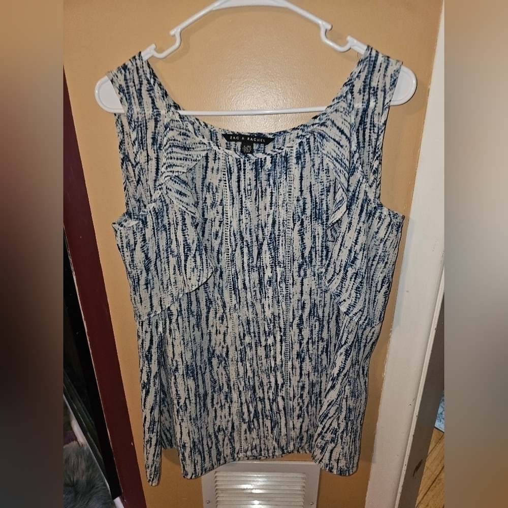 Zac & Rachel Sleeveless Blouse size XL